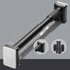 Carbon Steel Clothes Hanging Rail Stretchable Wardrobe Rod New Extendable Pole  Bathroom