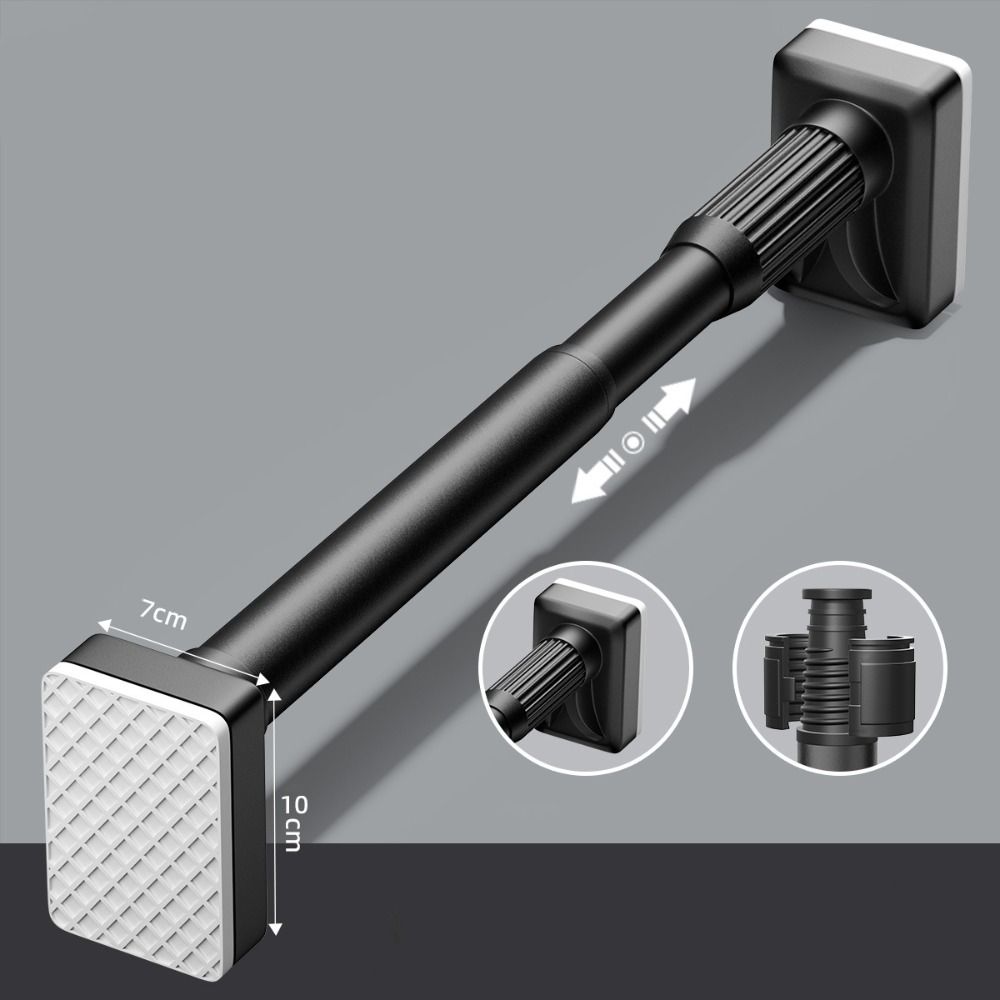 Carbon Steel Clothes Hanging Rail Stretchable Wardrobe Rod New Extendable Pole  Bathroom