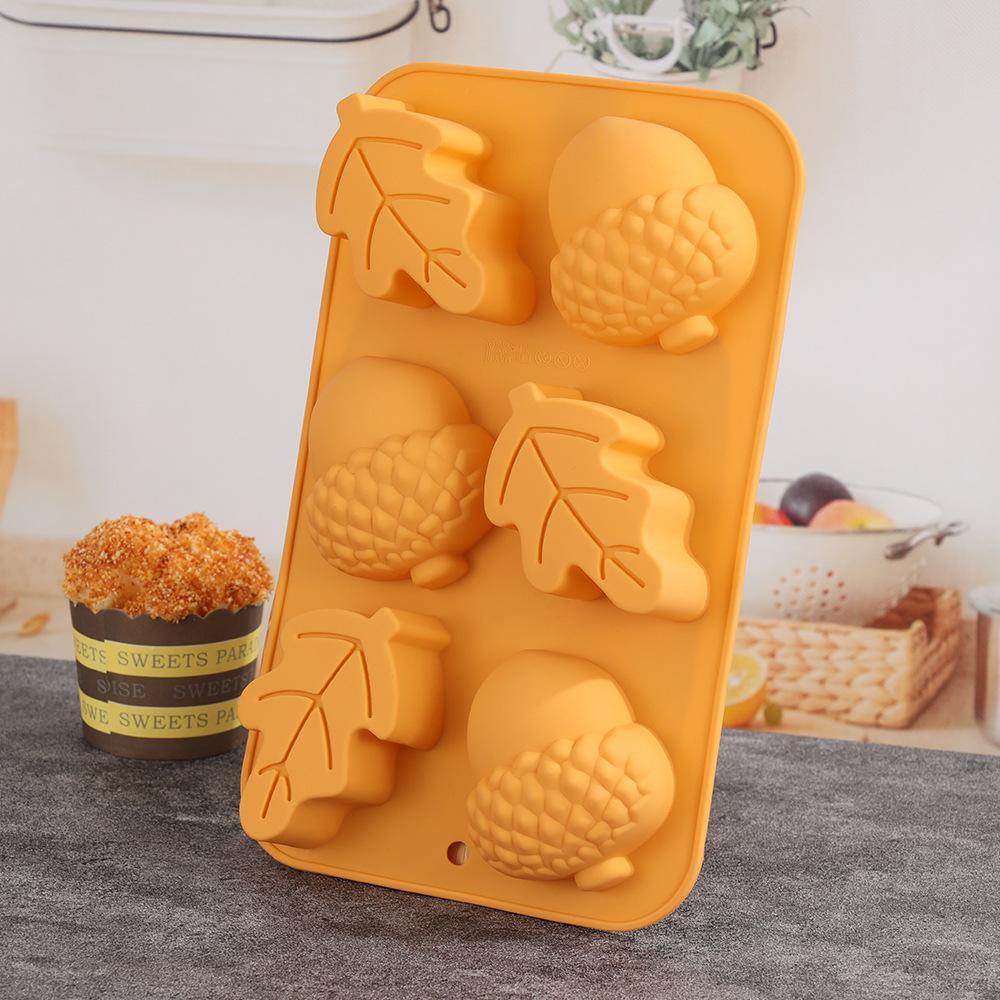 Pumpkin Silicone Mold Halloween-Themed Ice Tray Mold Muffin Making Chocolate Harvest Cake Decorating Mold