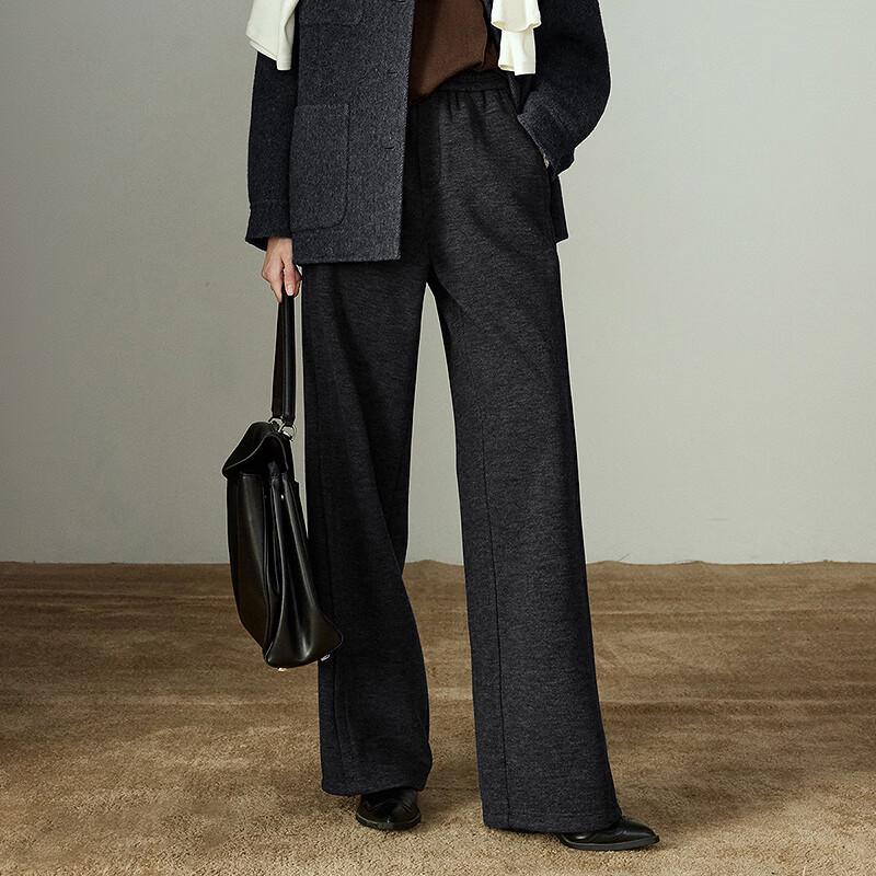 Chuyu Women's Casual Wide-Leg Knit Pants