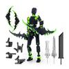 1 Set DIY Dekompressionswerkzeug Lucky 13 Figur Roboter Spielzeug Gelenk Beweglich 3D-Druck Generation Dummy Titan13 Puppe Actionfigur