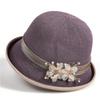 Top Hat Women'S Fashion Elegant Basin Hat Mother Fisherman Hat Spring And Summer Sunscreen Sun Hat In The Elderly Hat
