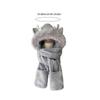 Women Winter Scarf Hat Gloves Set Girl Headwear for Girl Winter Cycling Climbing Skiing Scarf Hat Thick Lining