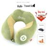 Cute U-Shaped Neck Support Pillow for Travel & Nap - Cartoon Design