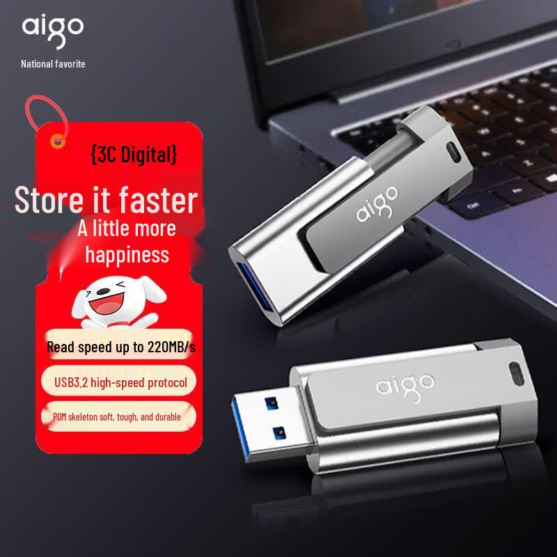 aigo U332 USB 3.2 Retractable Flash Drive