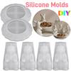 DIY Rabbit Offer Ornament Epoxy Mold Easter Holiday Rabbit Storage Plate Gypsum Silicone Mould Drop Shipping Wholesale