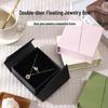 Magnetic Clamshell Jewelry Box for Rings, Earrings, Pendants, and Bracelets