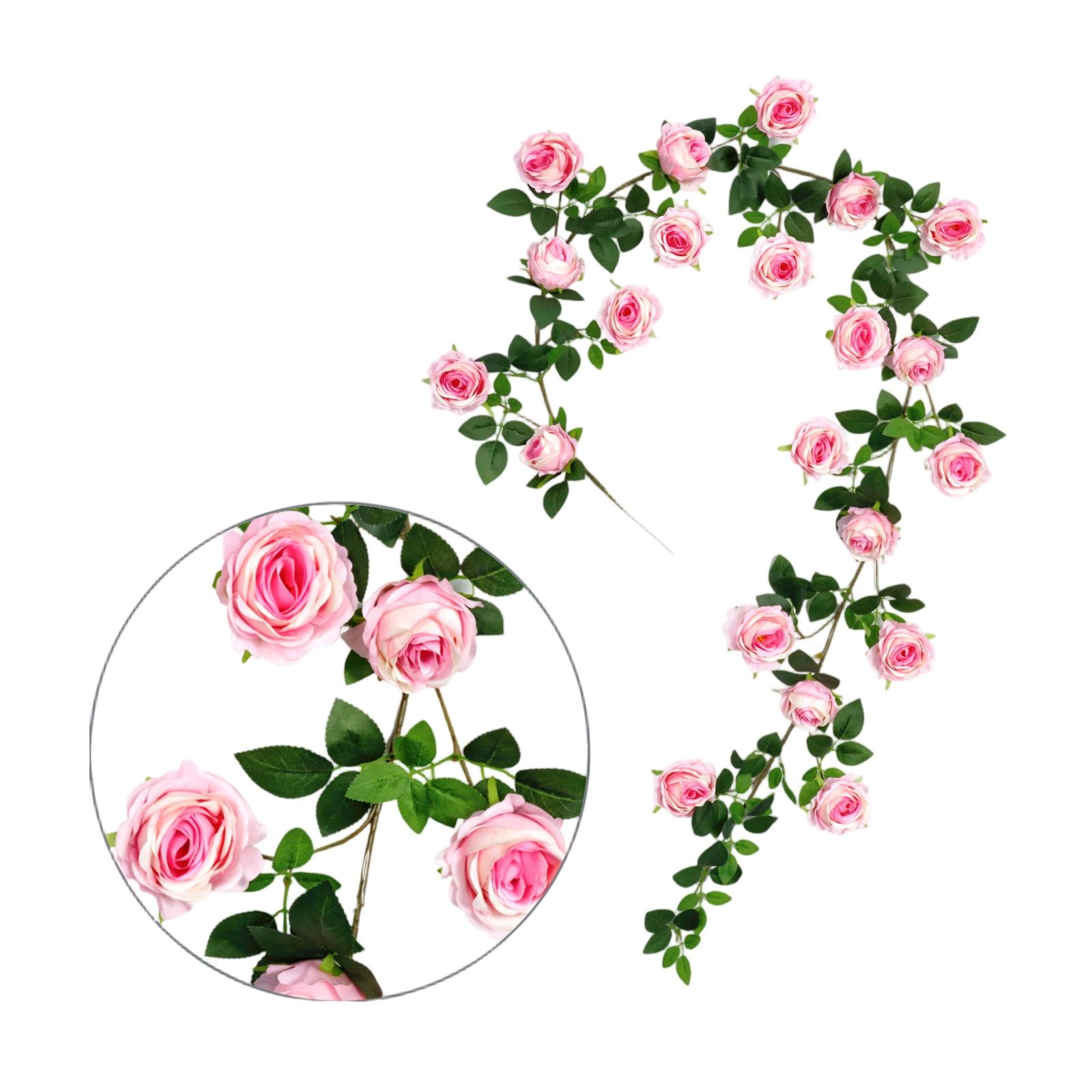 

1,8 м Искусственная цветочная лоза, Искусственная цветочная лоза, Пластиковый цветок, Маскировка трубы, Украшение балкона One Size