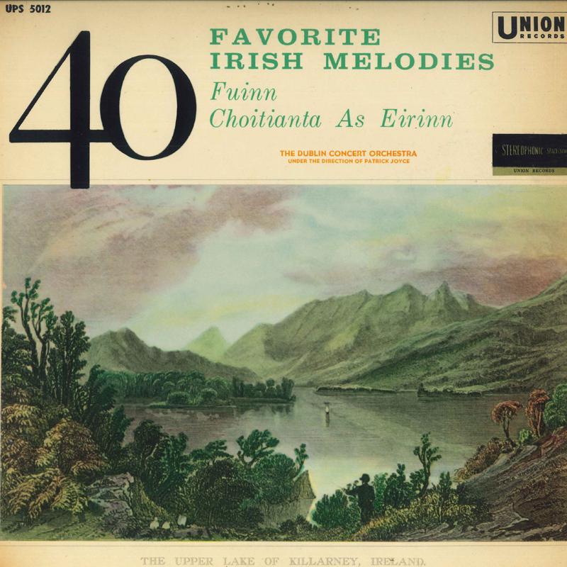 

LP Record - Irish Melodies UPS5012 UNION Japan Classical Used