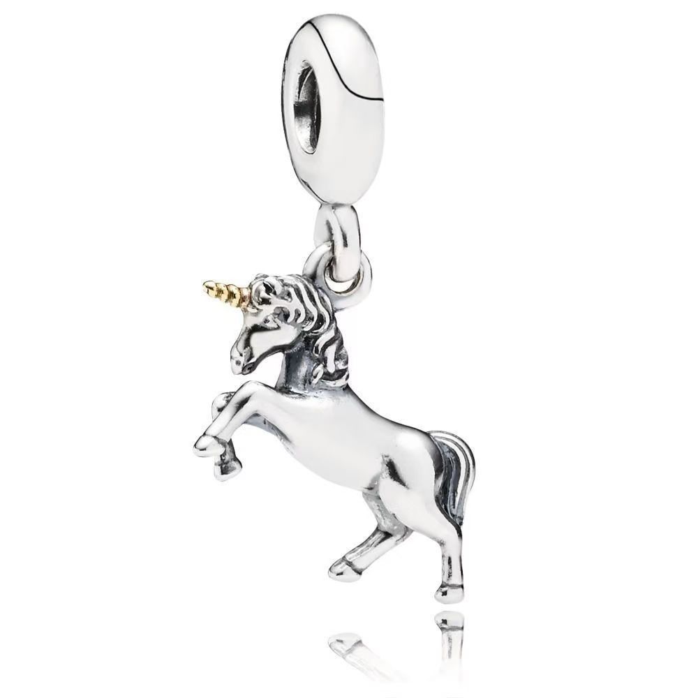 S925 Silver Jewelry DIY Charms Set With Eiffel Tower High Heels Dolphin Palm Tree Heart Wings Pendants Handmade Craft Gift Accessories