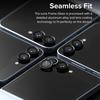 Metall Kameralinse Herdet Glass Beskytter Egnet For Samsung Galaxy Z Flip 7 / 7 FE / Z Flip 6 Fold 7 9H Herdet Glass Aluminium Legering Svart Farge