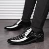 Pantofi Bărbați din Piele Italiană Vârf Ascuțit Pantofi Eleganti de Afaceri Pantof de Birou Casual Șiret Oxfords Pantofi de Lux pentru Petrecere de Nuntă pentru Bărbați