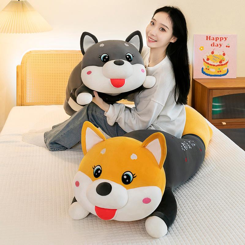 Soft and Cute Husky Plush Toy Valentine's Day Gift Confession Doll Sends Friends Erha To Sleep and Hug Pillow