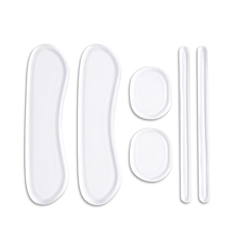 Thickened GEL Anti-wear Foot Sticker 3PCS Sticky Heel Pad Non-slip High Heel Forefoot Half-size Cushion