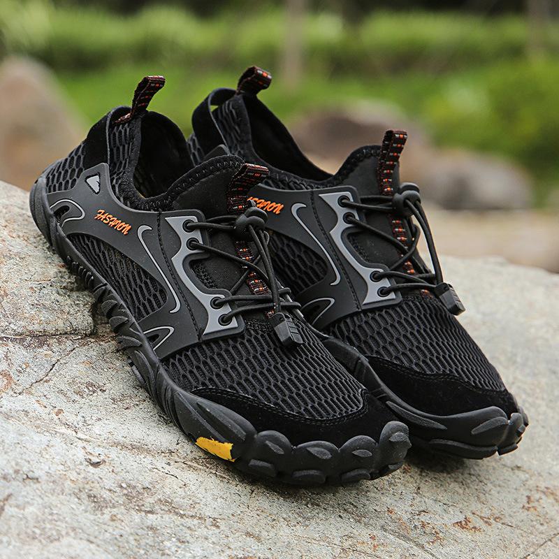 

Походные кроссовки для ручьев, уличные походные кроссовки, мужские нескользящие дышащие кроссовки для ходьбы по воде, быстросохнущие кроссовки для морской рыбалки и пляжа 46