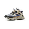 Li Ning Kids Fashion Trendy High-Top Casual Shoes Kids sneakers Gray Blue YKCU224-5