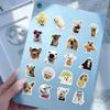 30/60/180 Funny Dogs Stickers Cartoon Cute Decals Toy Stationery Guitar Phone Bicycle Laptop Luggage Car Graffiti Kids Sticker