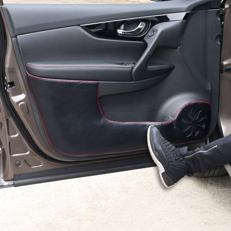 

4 шт., защитная накладка для бокового края автомобиля, противоударные дверные коврики, подходит для Qashqai j11 2014-