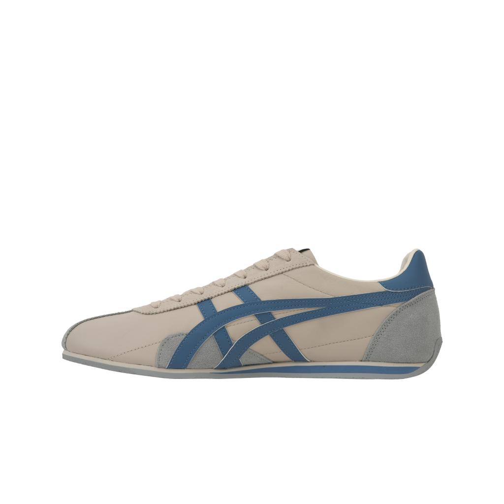 ONITSUKA TIGER Runspark Kunstleer Comfortabel Schokabsorberend Slijtvast Lage Casual Schoenen Unisex Casual Schoenen Beige Blauw 1183B480-250