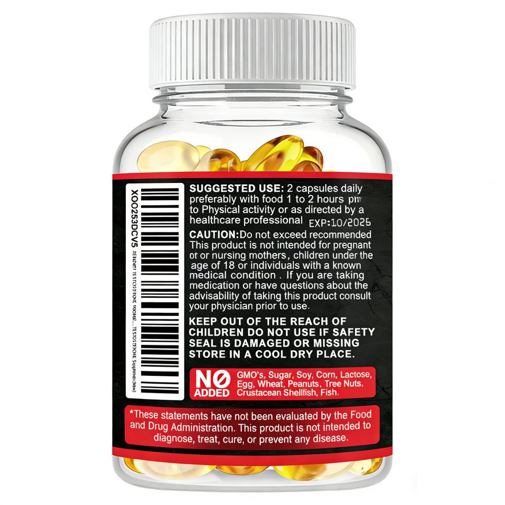 XEMENRY Male Enhancement, All-Natural, Strength Support, Vegan Capsules