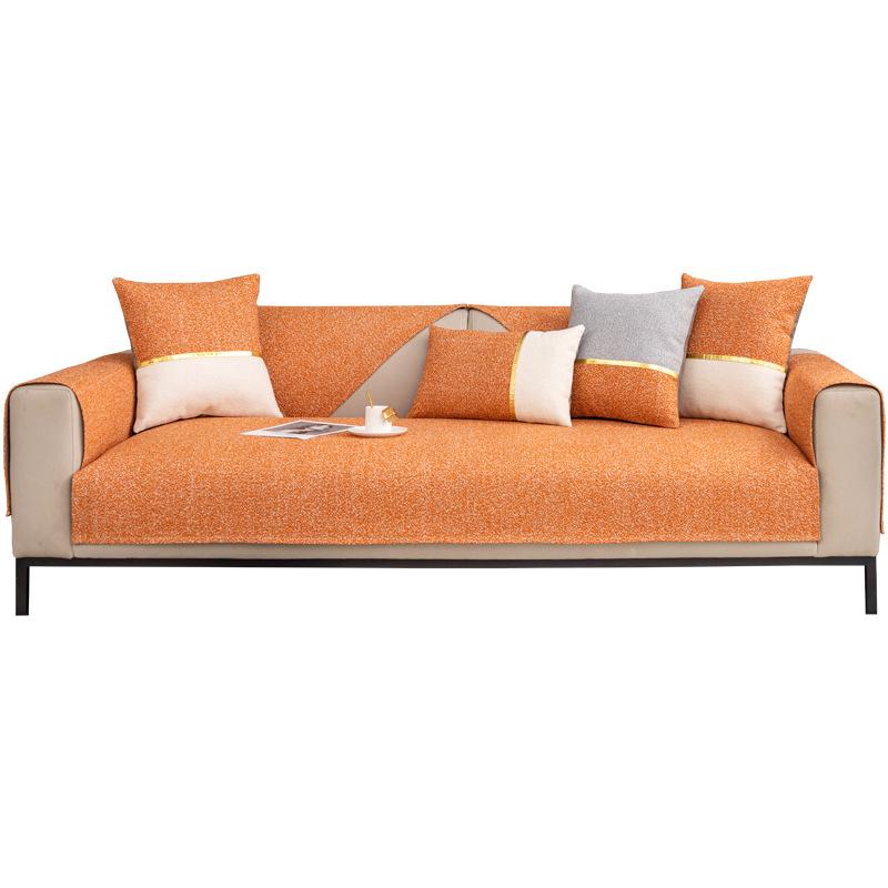 Affordable Luxury Style Sofa Cushion Modern Simple Non-Slip Sofa Cushion Four Seasons Universal Cover Cover Anti-Scratching Thickened and Breathable