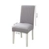 Polar Fleece Chair Cover, Stretchable Thickened Seat Cover, Elastic Slipcover