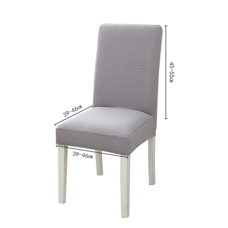 Polar Fleece Chair Cover, Stretchable Thickened Seat Cover, Elastic Slipcover