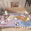 Classic Popular R-rilakkuma Cute Kitchen Mat Cheaper Anti-slip Modern Living Room Balcony Printed Modern Home Decor