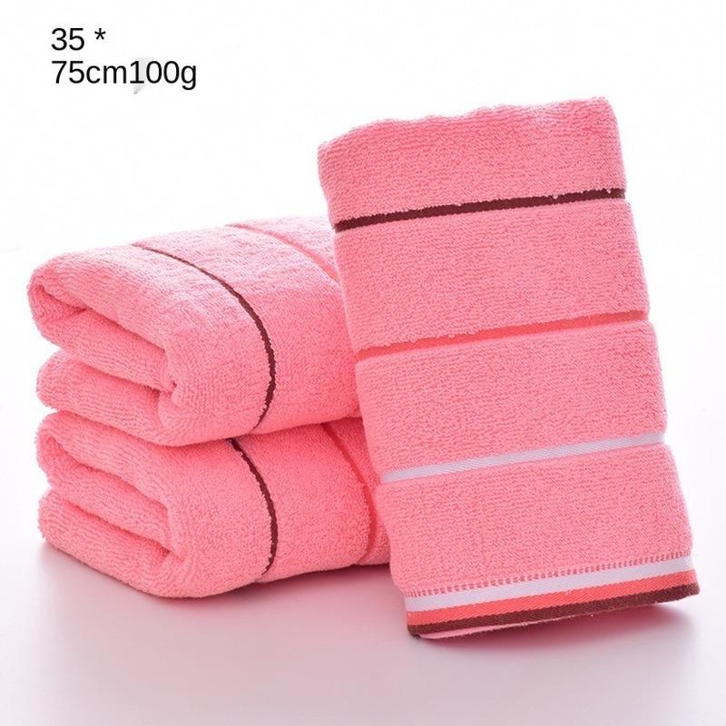 35*75cm Face Towel Adult Soft Terry Absorbent Quick Drying Body Hand Hair Bath Towels Washbasin Facecloth Bathroom