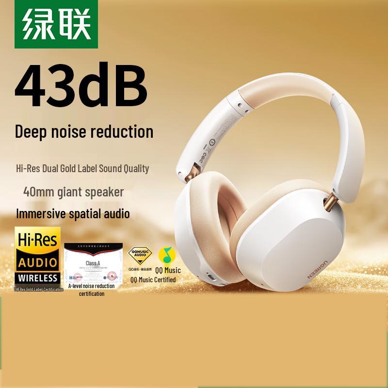 Ugreen HiTune Max5c Adaptive Noise Cancelling Wireless Over-Ear Headphones