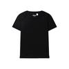 × Morandi Milano Series Solid Color Round Neck Pullover Knit Short Sleeve T-Shirt Women T-Shirts F11W635101F-BK