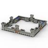 Medieval City Block Building Set - Interlocking Tower and Wall Scene Assembly