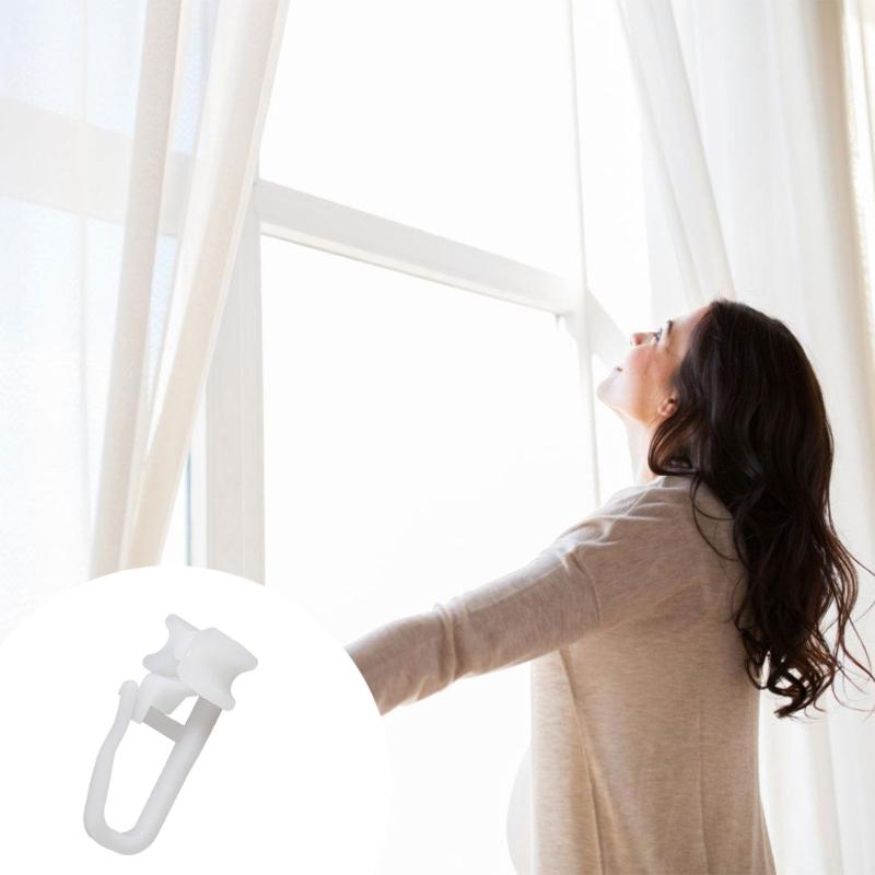 20Pcs Plastic Curtain Track Slider Replacement Sliding Curtain Hooks For Quiet Smooth Movement And Simple Installation