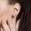 24pcs/Lot  Blank Post 4/5/6/8/10mm Earrings Studs Base Pins With Earring Plug Findings Ear Back For Jewelry Making