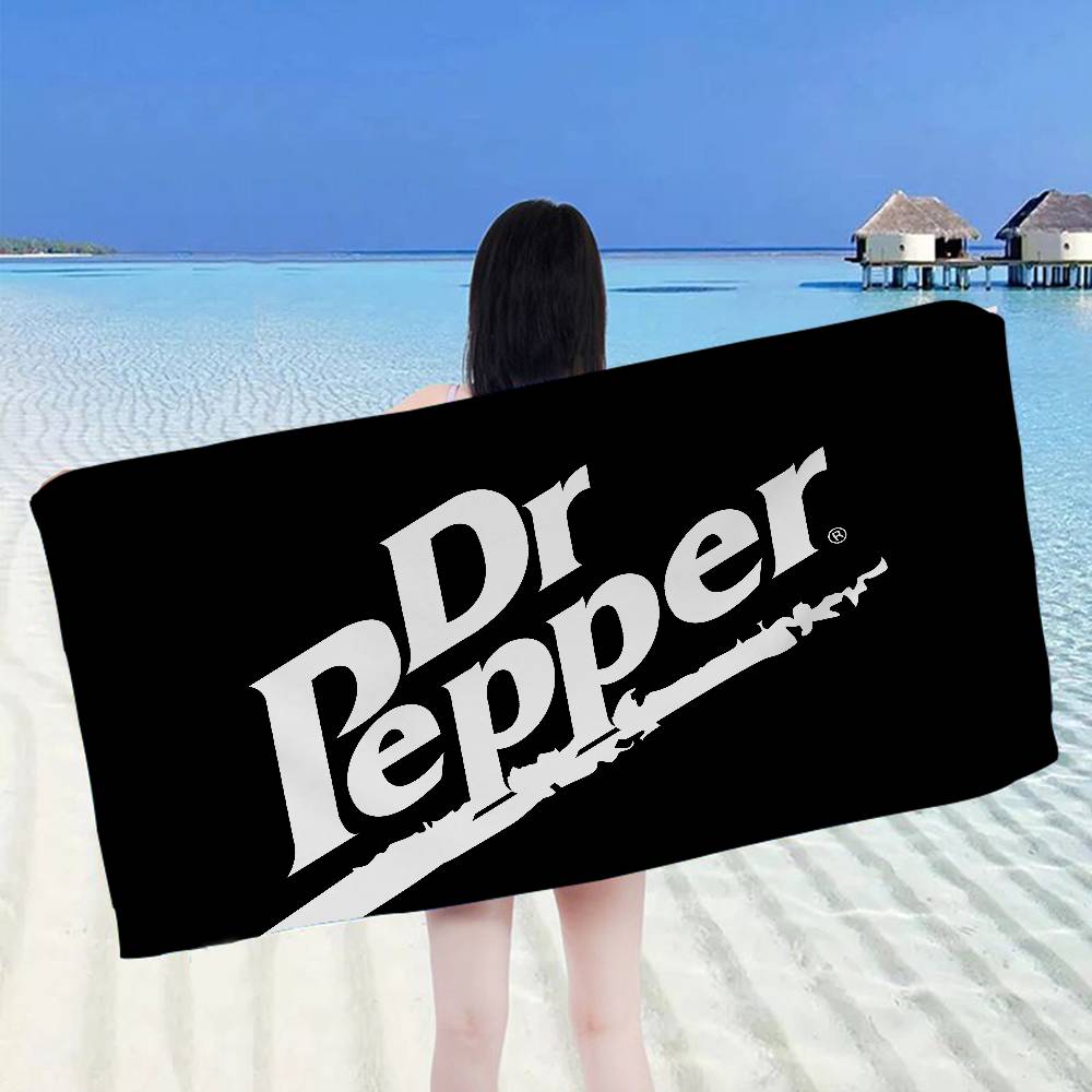 D-Dr P-Pepper Cartoon Microfiber Blanket Quick Drying Beach Towels Oversized Printing Super Absorbent Pool Towel Blanket