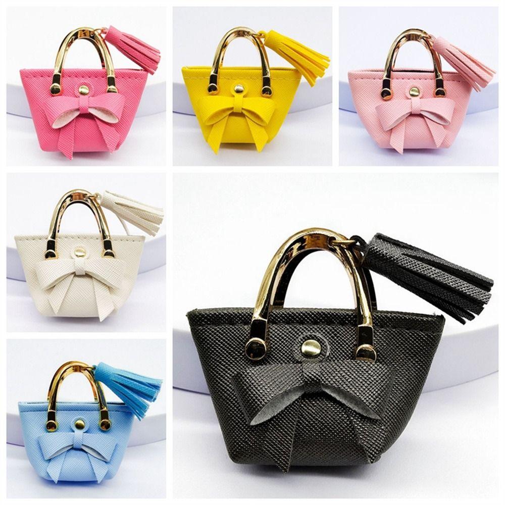 

Притворитесь, что игрушечная кукольная сумочка из искусственной кожи миниатюрная сумочка для кукол ручной работы Рождественские подарки розы красного