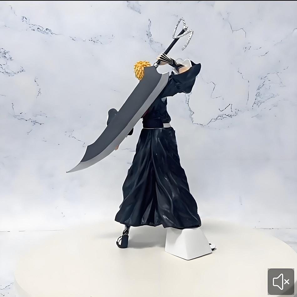 21cm Anime Bleach Figure Kurosaki Ichigo Action Figure Aizen Sousuke/Hitsugaya Toushirou Figurine PVC Model Collection Toy Gifts