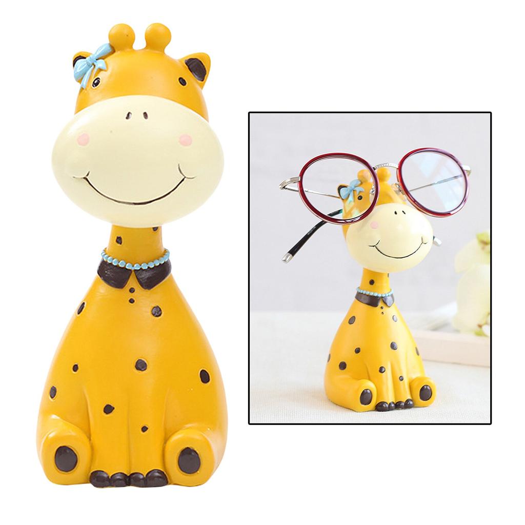 Hand Carved Eyeglasses Spectacle Sunglasses Holder Creative Glasses Holder Animals Statues Sculpure Birthday Thanksgiving Gifts