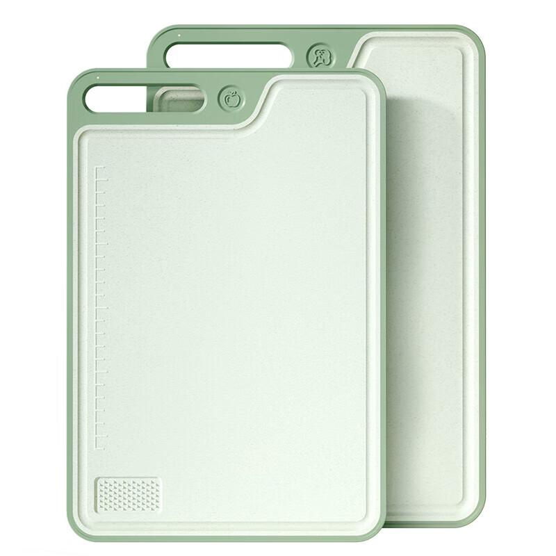 KOMBBACH Large Wheat Straw Antibacterial Cutting Board