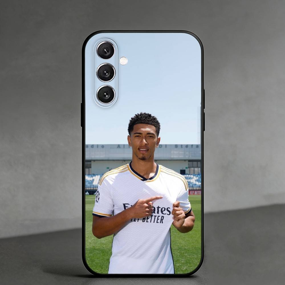 Custodia per telefono J-Jude Bellingham per Samsung Galaxy A91,80,73,72 ,71,53,52,32 ,31,22,21s,20, Custodia morbida nera
