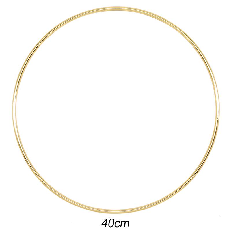 Ramadan Mubarak Decoration Metal Ring Hoop Hanging Artificial Flower Wreath DIY Muslim Islam Holiday Party Eid Mubarak Banner