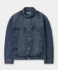 Excontainer Crop Field Denim Jacket (Washed Indigo)