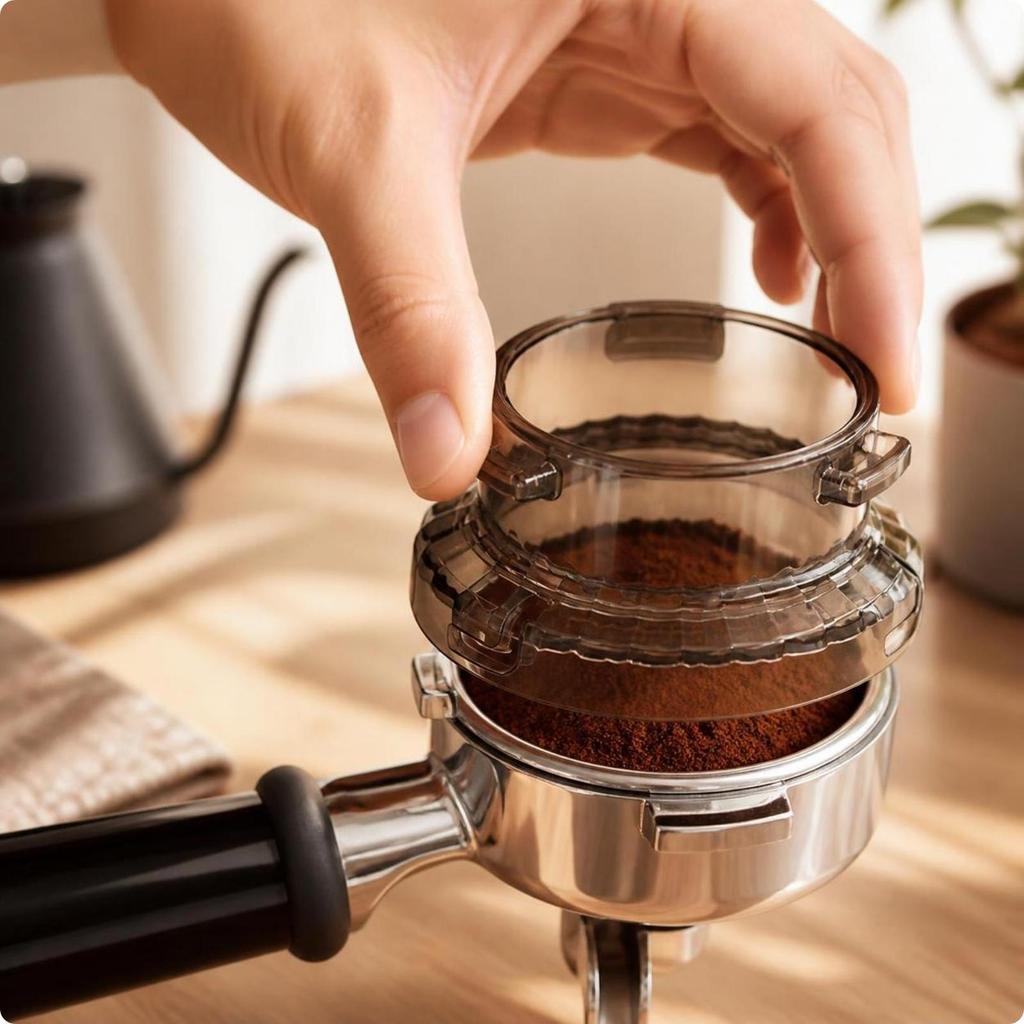 Portafilter Dosing Grounds Catcher Precision Accessory Streamlined for Baristas