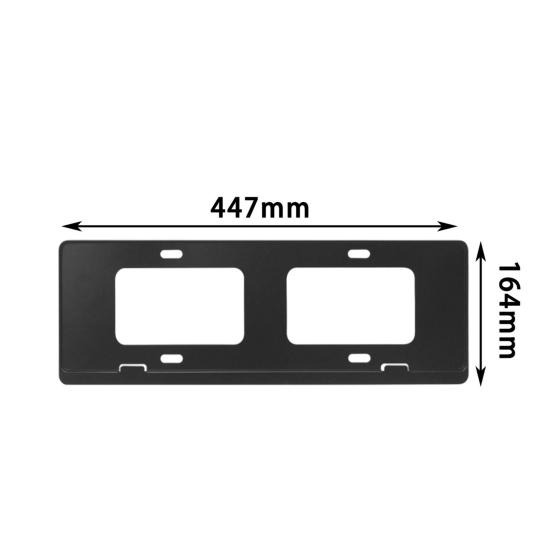 Aluminum Alloy License Plate Frame with Screws Universal Easy To Install Car Front Rear License Plate Holder