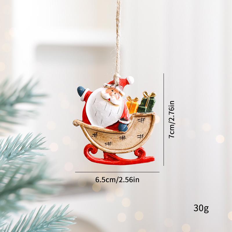 Cross-border Christmas Reindeer Ornaments: Cartoon Tree Decorations & Holiday Accessories