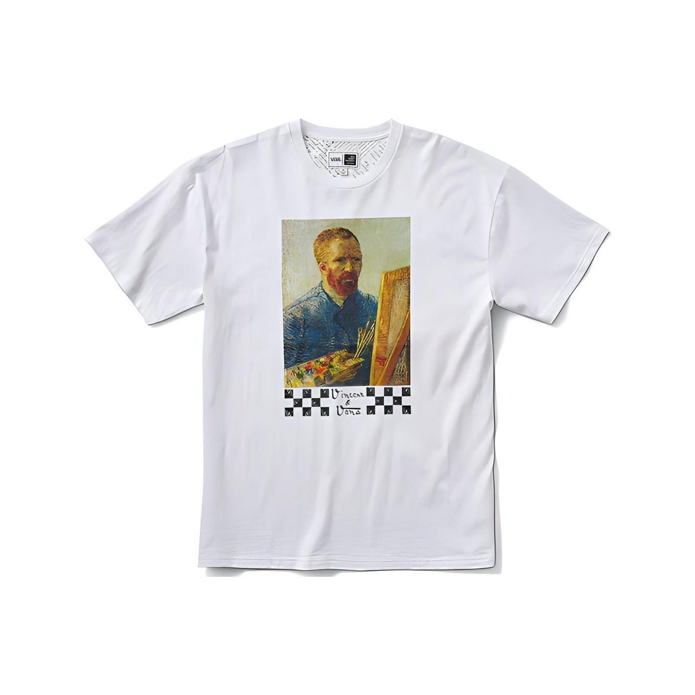 

Vans X Van Gogh Museum Oversize Футболка Женская Топы Белый VA3QXGWHT M