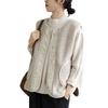 Bolan Verl Fluffy Boa Sleeveless Korean Loose Loungewear for and Size M Women's Vest, Short, Collarless, Jacket, Style, Fit, Fall, Winter, Spring,