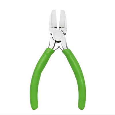 Nylonové kleště z uhlíkové oceli pro řemeslné práce s plochými čelistmi DIY nástroje pro korálkování, smyčkování, tvarování drátu, výrobu šperků
