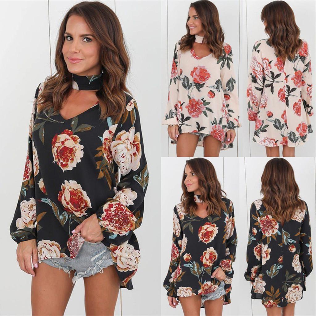 Premium Quality Chemisier T-shirt For Women With Elegant Floral Print Design