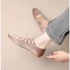 Fashion Retro Cross-Band Mary Jane Shoes Women Soft Soled Flat Shoes Round Head Flat Bottom Ballet Style Women's Slip-On Dance Shoes
